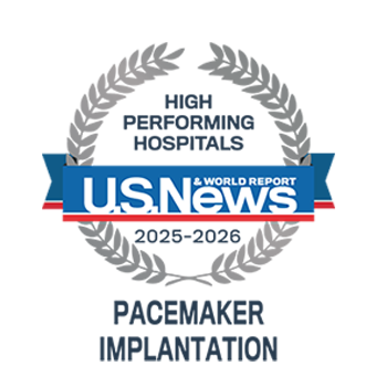 USNews Pacemaker Implantation 2025 award #20